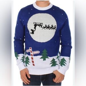 Tipsy Elves Runaway Sleigh Christmas Sweater